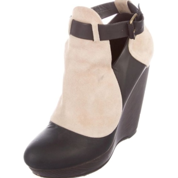 Balenciaga Shoes - ***SOLD**********Balenciaga Shoes Black BeigeWedge